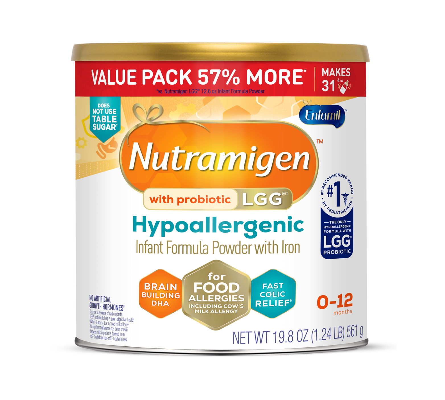 Nutramigen with Probiotic LGG Powder 19.8oz