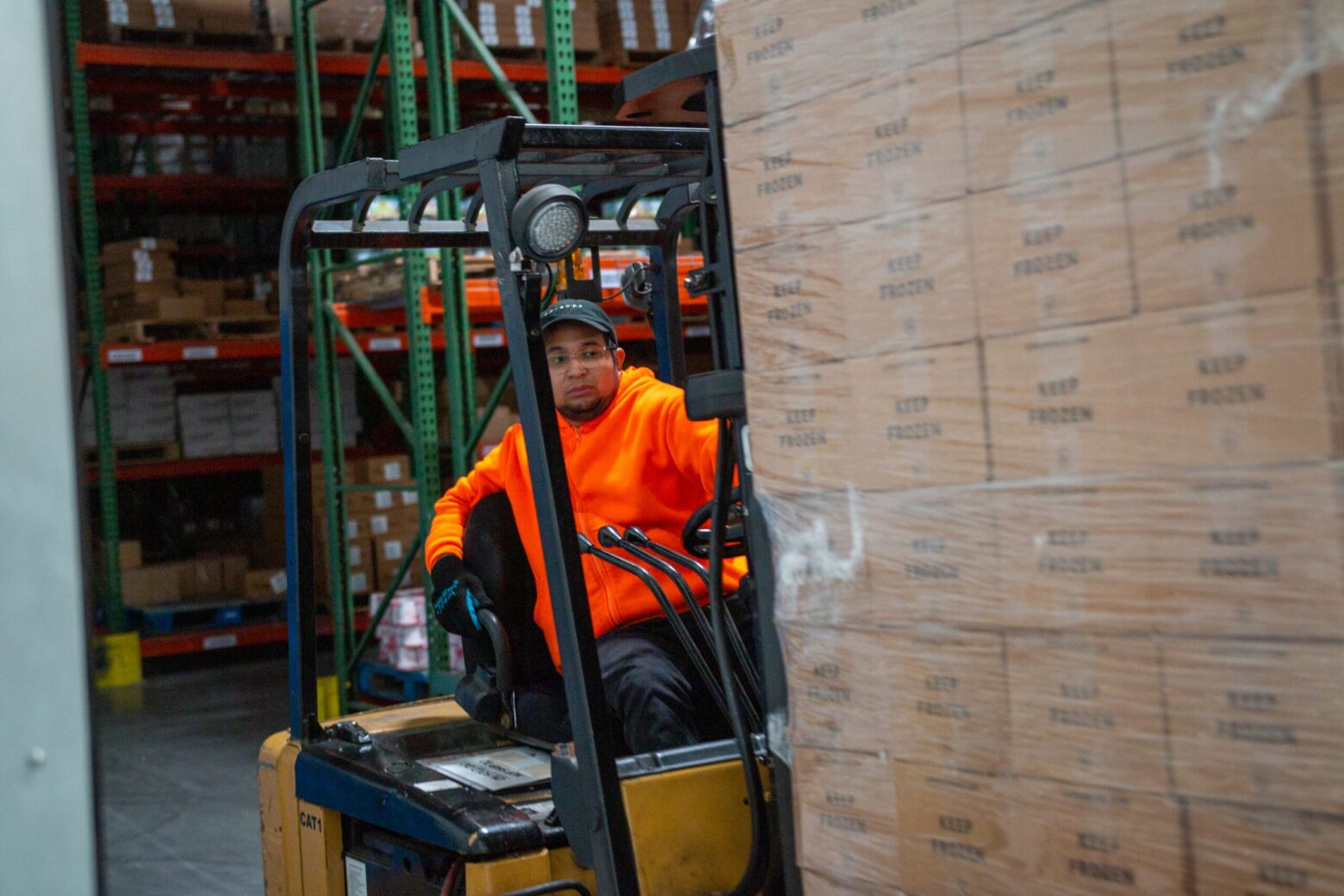 Formula stock being prepared for shipping